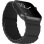 Armband Just in Case für Apple Watch 44/45/46/49mm Leder PU schwarz
