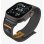 Cinturino Spigen Athlex Air 2 per Apple Watch Ultra 49mm Nero/Arancione Tessuto
