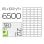 Etiquetas Adhesivas Q-Connect KF00573 A4 65 Etiquetas 38.1x21.2 mm Blancas