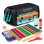 Estuche escolar triple Grafoplás Design con 40 utensilios de primeras marcas