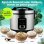 Olla Arrocera ProfiCook RK 1285 2 en 1 Negro/Plata 0,16 L