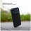 Funda para móvil Fixed MagFlow Cover Silicona Negra Compatible con iPhone 17 6,3"