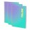 Cuaderno A4 Espiral Tapa Dura Milan Sunset Pack 3 Unidades Turquesa