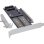Tarjeta de Interfaz InLine 76660T PCIe a M.2 y mSATA NVMe