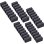 Clip para cable InLine 59971L Universal TPR Negro Autoadhesivo Pack 5