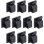Gancho Soporte Cableado InLine 59971F Autoadhesivo Nylon Negro