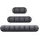 Clip per cavi InLine 59971B Universale TPR Nero Autoadesivo