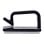 Gancho de soporte para cableado InLine 59971H Universal Nylon Negro