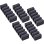Clip para cable InLine 59971K Universal 5 piezas autoadhesivo negro