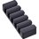 Clip para cable InLine 59971K Universal 5 piezas autoadhesivo negro