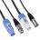 Cable de Señal PD-Connex CX06-0.50 0.5m Schuko XLR Powercon