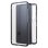 Funda para móvil Black Rock 360° Glass Cover aluminio y cristal negro transparente para Galaxy S26