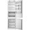 Réfrigérateur Combi Whirlpool WHK2 5293 B5E No Frost 177,5cm 270L D Blanc