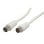 Câble coaxial Genérique 10 m macho/femelle blanc