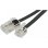 Cable Adaptador RJ11 Macho a RJ45 Macho 2 metros Negro Genérico