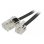Cable Adaptador RJ11 Macho a RJ45 Macho 2 metros Negro Genérico