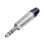 Conneur Jack Professionnel Neutrik NP3X Alu Nickel 6.35 mm