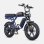 Bicicleta Elétrica Engwe M1 Eu - Motor 250W Bateria 48V28.6ah Pneus 20" Freios a Disco Hidráulicos Azul