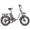 Bicicleta Elétrica Fafrees F20 Max 500W Bateria 48V30ah Pneus 20" Freios a Disco Mecânicos Branca