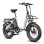 Bicicleta Elétrica Fafrees F20 Max 500W Bateria 48V30ah Pneus 20" Freios a Disco Mecânicos Branca