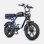 Bicicleta Elétrica Engwe M1 Eu - Motor 250w Bateria 48v15.6ah Pneu 20" Freio a Disco Hidráulico Azul