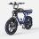 Bicicleta Elétrica Engwe M1 Eu - Motor 250w Bateria 48v15.6ah Pneu 20" Freio a Disco Hidráulico Azul
