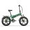 Bicicleta Eléctrica Zwheel Urban Flux Verde 250W 100 km Autonomía Plegable