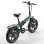 Bicicleta Eléctrica Zwheel Urban Flux Verde 250W 100 km Autonomía Plegable
