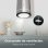 Campana extractora Cecotec Bolero Flux Ire 388000 Isla 38cm Inox A++ Booster