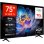 TV TCL LED 75V6D 75" 4K Ultra HD 60Hz Smart TV Fire OS HDR10 Dolby Vision Alexa