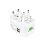 Adaptador de viaje universal DCU Tecnologic con 4 enchufes internacionales y 2 puertos USB