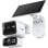 Câmera de vigilância TP-Link Tapo C645D 2K Visão Noturna Externa Alarme Painel Solar Áudio Bidirecional