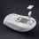 Mouse Mars Gaming MMW-ELITE Wireless 20000 DPI Tri-mode Bianco RGB OLED