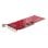 Tarjeta de Interfaz Startech QUAD-M2-PCIE-CARD-B PCIe 4.0 7,8 Gbit/s Rojo Ventilada