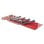 Tarjeta de Interfaz Startech QUAD-M2-PCIE-CARD-B PCIe 4.0 7,8 Gbit/s Rojo Ventilada