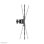 Neomounts FL40-430BL14 Supporto TV a Palo 32 a 55" VESA 75x75 a 400x400 Max 25Kg
