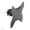 Neomounts FL40-430BL12 Supporto TV a Palo 23 a 42" VESA 75x75 a 200x200 Max 25Kg