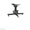 Neomounts CL25-530BL1 Supporto Soffitto Proiettore Universale Max 45 kg Acciaio Nero