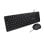 Tastiera V7 CKU350ES a membrana completa con mouse ottico USB 2500 dpi nero