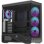 Caja PC Preyon Nest Seaview Midi Tower Acero SPCC 0,7 mm Negro con Ventana de cristal templado y ARGB
