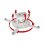 Supporto a soffitto per proiettore B-Tech BT899XL/W 25 kg Bianco 360°