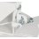 Supporto a soffitto per proiettore B-Tech BT899XL/W 25 kg Bianco 360°
