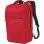 Zaino Dicota Commuter 16" Rosso Poliestere rPET Compartimento Portatile