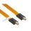 Cable coaxial Alcasa S-1000QL 0,445 m F-F transparente