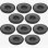 Auriculares Jabra Biz 2400 II almofadas couro sintético tamanho L preto 10 peças