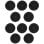 Jabra Biz 2300 Schaumstoff-Ohrpolster schwarz 10er Pack professionell