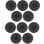 Auriculares Jabra Evolve 20/30/40/65 almohadillas Leatherette tamaño L, pack 10 unidades