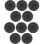 Auriculares Jabra Evolve 20/30/40/65 almohadillas Leatherette tamaño L, pack 10 unidades
