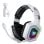 Casque Onikuma GT806 sans fil et filaire Bluetooth gaming RGB blanc