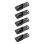 USB-Stick PNY Attaché X 64 GB USB 3.2 Slide Schwarz Grau 5er Pack